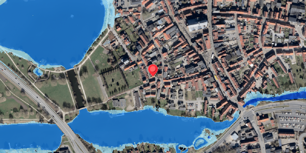 Oversvømmelsesrisiko fra vandløb på Klosteret 26, . , 6100 Haderslev