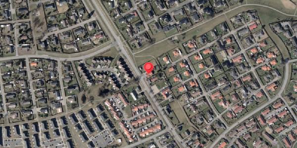 Oversvømmelsesrisiko fra vandløb på Lundingvej 9, 6100 Haderslev