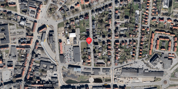 Oversvømmelsesrisiko fra vandløb på Mariegade 9, st. th, 6100 Haderslev