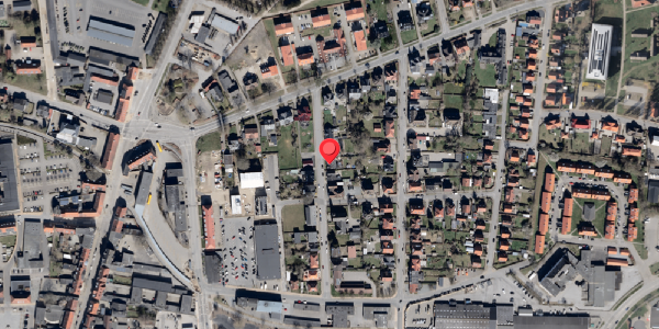 Oversvømmelsesrisiko fra vandløb på Mariegade 14, 6100 Haderslev