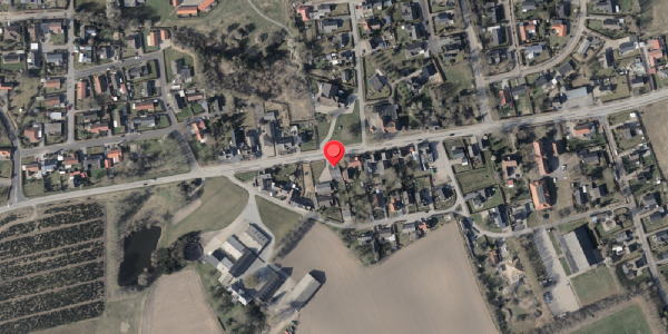 Oversvømmelsesrisiko fra vandløb på Marstrup Bygade 135, 6100 Haderslev