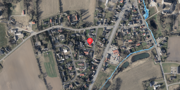 Oversvømmelsesrisiko fra vandløb på Mølleheld 4A, . , 6100 Haderslev