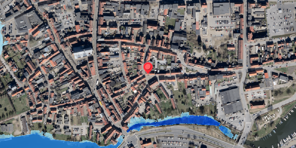 Oversvømmelsesrisiko fra vandløb på Naffet 3, . , 6100 Haderslev