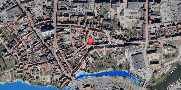 Oversvømmelsesrisiko fra vandløb på Naffet 5, 6100 Haderslev