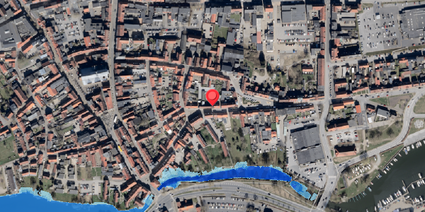 Oversvømmelsesrisiko fra vandløb på Naffet 7A, 6100 Haderslev