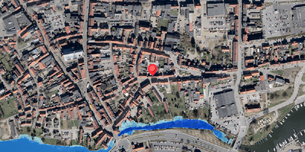 Oversvømmelsesrisiko fra vandløb på Naffet 7C, 6100 Haderslev
