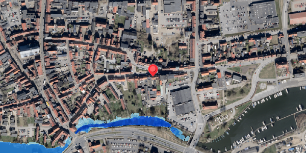 Oversvømmelsesrisiko fra vandløb på Naffet 22, 6100 Haderslev