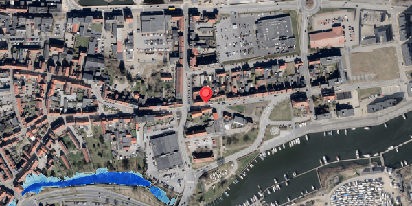 Oversvømmelsesrisiko fra vandløb på Naffet 41, 6100 Haderslev
