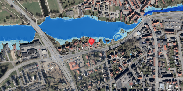 Oversvømmelsesrisiko fra vandløb på Ny Erlevvej 8A, . , 6100 Haderslev