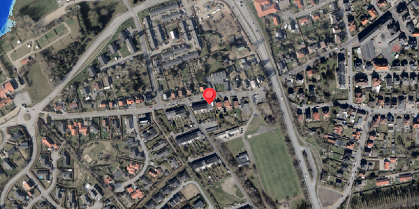 Oversvømmelsesrisiko fra vandløb på Odinsvej 13, 6100 Haderslev
