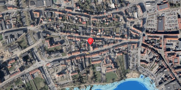 Oversvømmelsesrisiko fra vandløb på Pladsgade 2, . , 6100 Haderslev