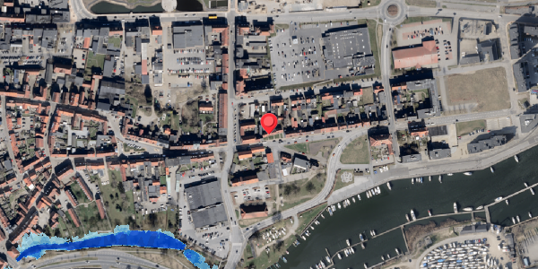 Oversvømmelsesrisiko fra vandløb på Skibbrogade 5, . , 6100 Haderslev