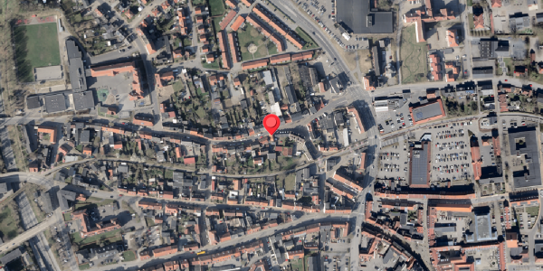 Oversvømmelsesrisiko fra vandløb på Slagtergade 9, 6100 Haderslev
