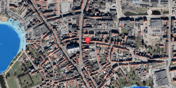 Oversvømmelsesrisiko fra vandløb på Slotsgade 2, 6100 Haderslev