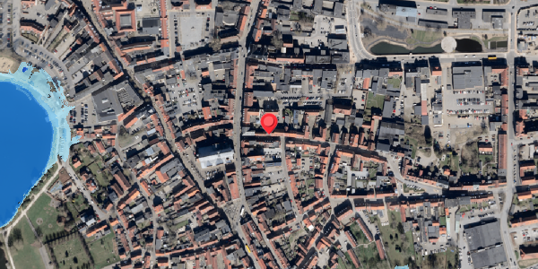 Oversvømmelsesrisiko fra vandløb på Slotsgade 3, 6100 Haderslev