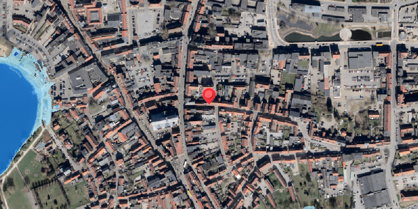 Oversvømmelsesrisiko fra vandløb på Slotsgade 5, 6100 Haderslev