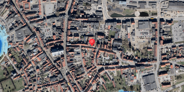 Oversvømmelsesrisiko fra vandløb på Slotsgade 17, 6100 Haderslev
