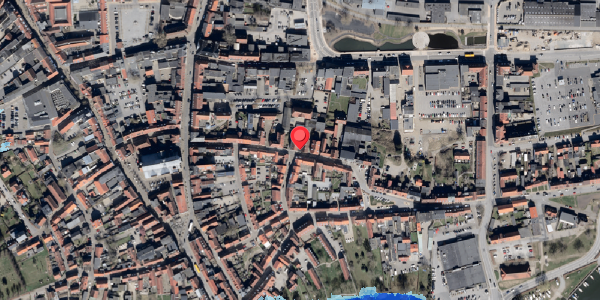 Oversvømmelsesrisiko fra vandløb på Slotsgade 21, 2. th, 6100 Haderslev