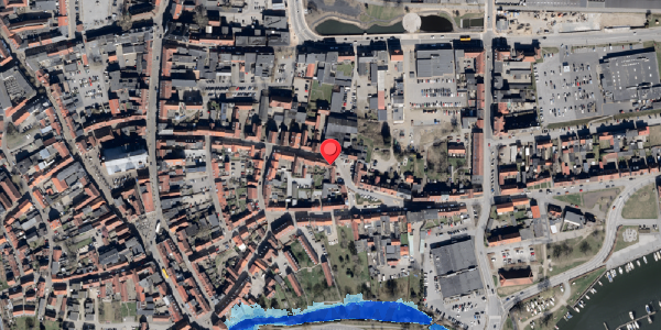 Oversvømmelsesrisiko fra vandløb på Slotsgade 26, . , 6100 Haderslev