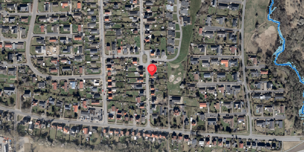 Oversvømmelsesrisiko fra vandløb på Solbakken 10, . , 6100 Haderslev