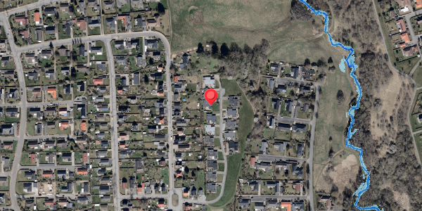 Oversvømmelsesrisiko fra vandløb på Solvang 35, 6100 Haderslev