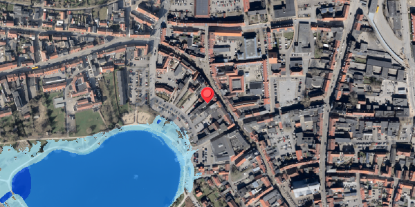 Oversvømmelsesrisiko fra vandløb på Storegade 11C, 6100 Haderslev