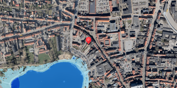 Oversvømmelsesrisiko fra vandløb på Storegade 19B, . , 6100 Haderslev