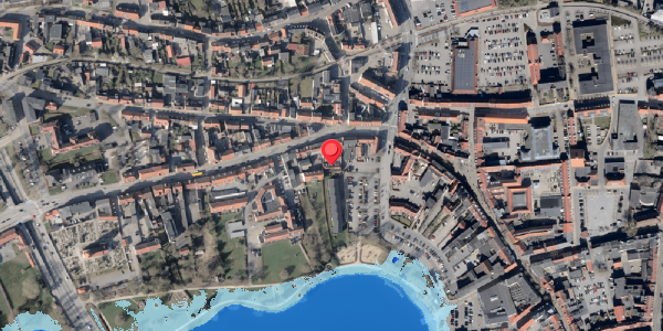 Oversvømmelsesrisiko fra vandløb på Storegade 43C, 6100 Haderslev