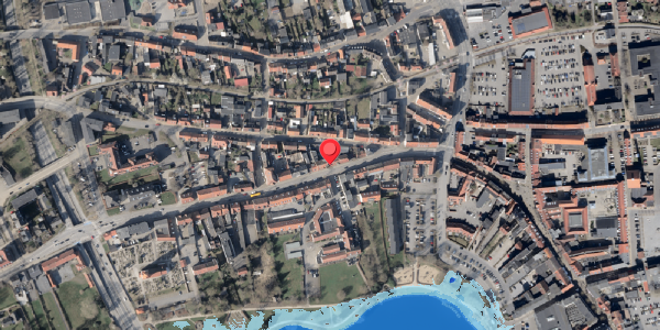 Oversvømmelsesrisiko fra vandløb på Storegade 56, 6100 Haderslev