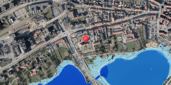 Oversvømmelsesrisiko fra vandløb på Storegade 95, 6100 Haderslev