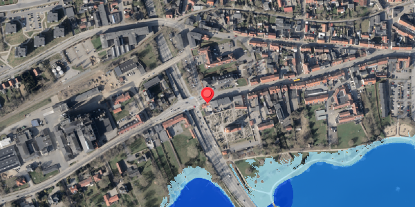 Oversvømmelsesrisiko fra vandløb på Storegade 99, 6100 Haderslev