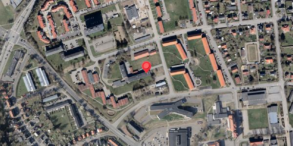 Oversvømmelsesrisiko fra vandløb på Thrigesvej 17, 6100 Haderslev