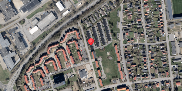 Oversvømmelsesrisiko fra vandløb på Thrigesvej 32, 6100 Haderslev