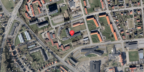 Oversvømmelsesrisiko fra vandløb på Thrigesvej 33, 6100 Haderslev
