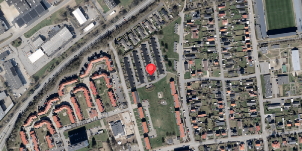 Oversvømmelsesrisiko fra vandløb på Thrigesvej 64, 6100 Haderslev