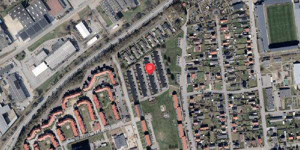 Oversvømmelsesrisiko fra vandløb på Thrigesvej 72, 6100 Haderslev
