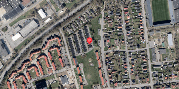 Oversvømmelsesrisiko fra vandløb på Thrigesvej 84, 6100 Haderslev