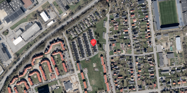 Oversvømmelsesrisiko fra vandløb på Thrigesvej 86, 6100 Haderslev