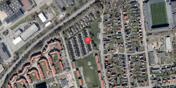 Oversvømmelsesrisiko fra vandløb på Thrigesvej 88, 6100 Haderslev
