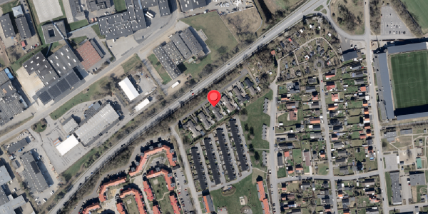 Oversvømmelsesrisiko fra vandløb på Thrigesvej 110, . , 6100 Haderslev