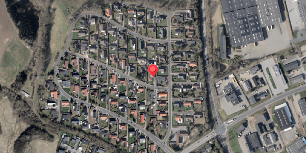 Oversvømmelsesrisiko fra vandløb på Thulesvej 2, 6100 Haderslev