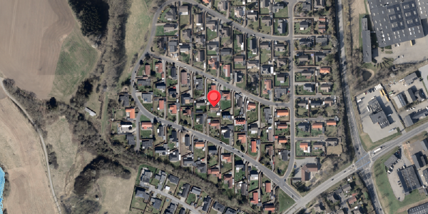 Oversvømmelsesrisiko fra vandløb på Thulesvej 19, 6100 Haderslev