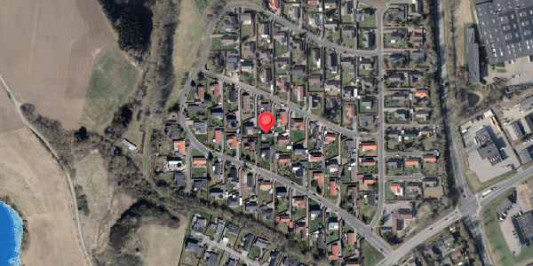Oversvømmelsesrisiko fra vandløb på Thulesvej 23, 6100 Haderslev