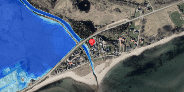 Oversvømmelsesrisiko fra vandløb på Vilstrup Strand 34, 6100 Haderslev