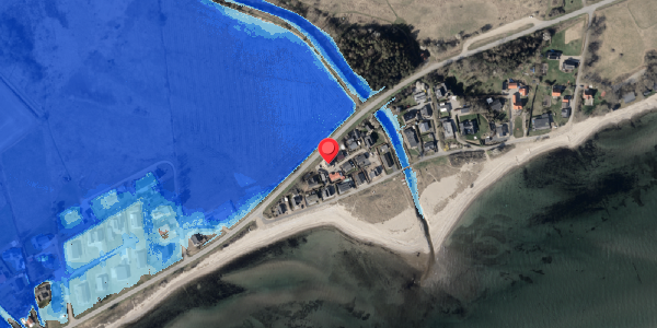 Oversvømmelsesrisiko fra vandløb på Vilstrup Strand 48, 6100 Haderslev