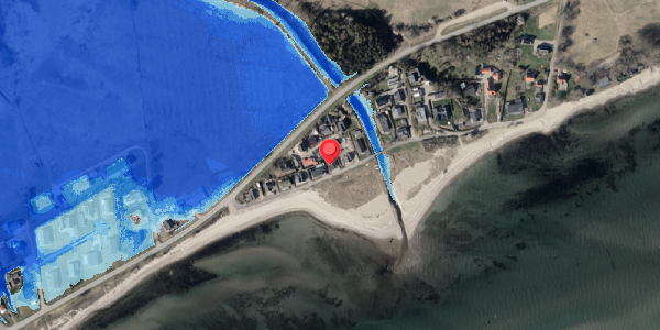 Oversvømmelsesrisiko fra vandløb på Vilstrup Strand 60, 6100 Haderslev