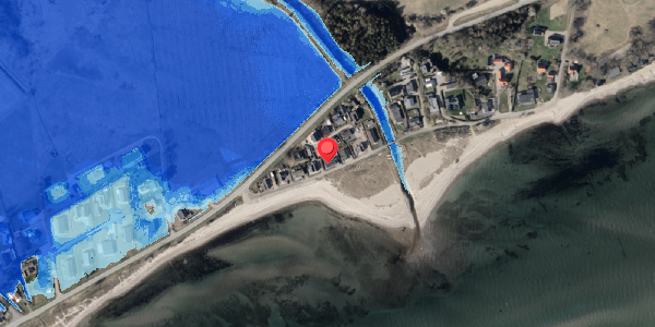 Oversvømmelsesrisiko fra vandløb på Vilstrup Strand 62, 6100 Haderslev