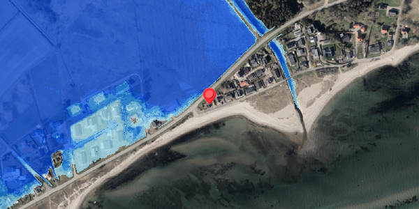 Oversvømmelsesrisiko fra vandløb på Vilstrup Strand 72, 6100 Haderslev