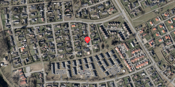 Oversvømmelsesrisiko fra vandløb på Ærøvej 21, 6100 Haderslev
