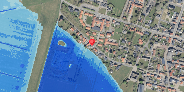 Oversvømmelsesrisiko fra vandløb på Strandvej 21, 6280 Højer